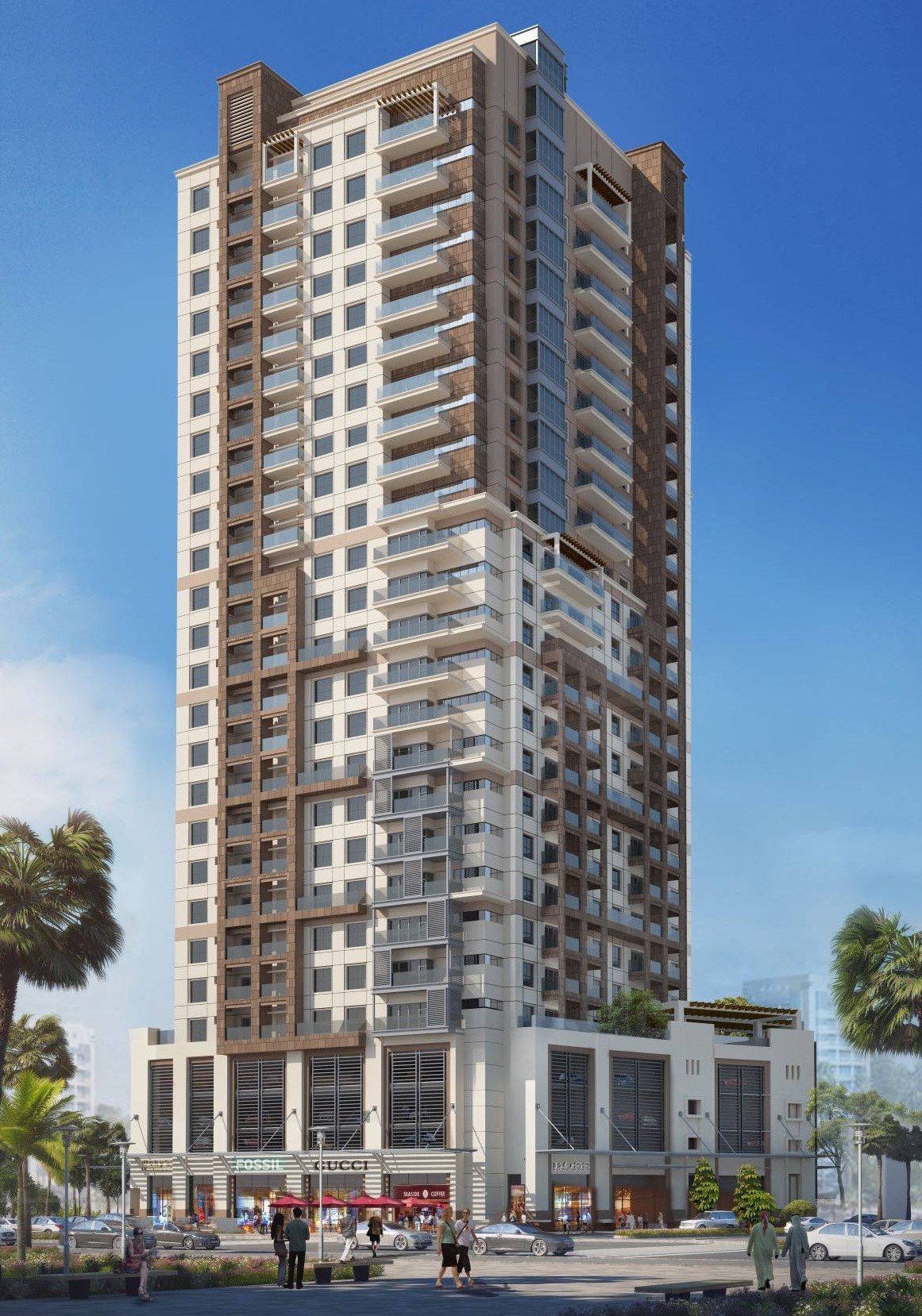 Residential and commercial Building